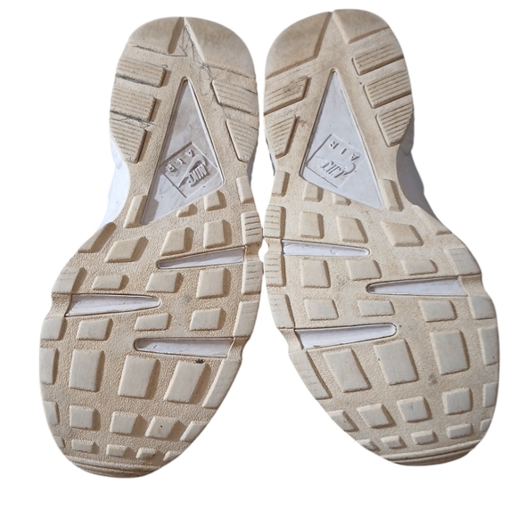 AIR HUARACHE RUN PREMIUM ZIP TRAINERS PURPLE AND BLUE SNEAKERS SIZE 7.5 - Picture 9 of 12